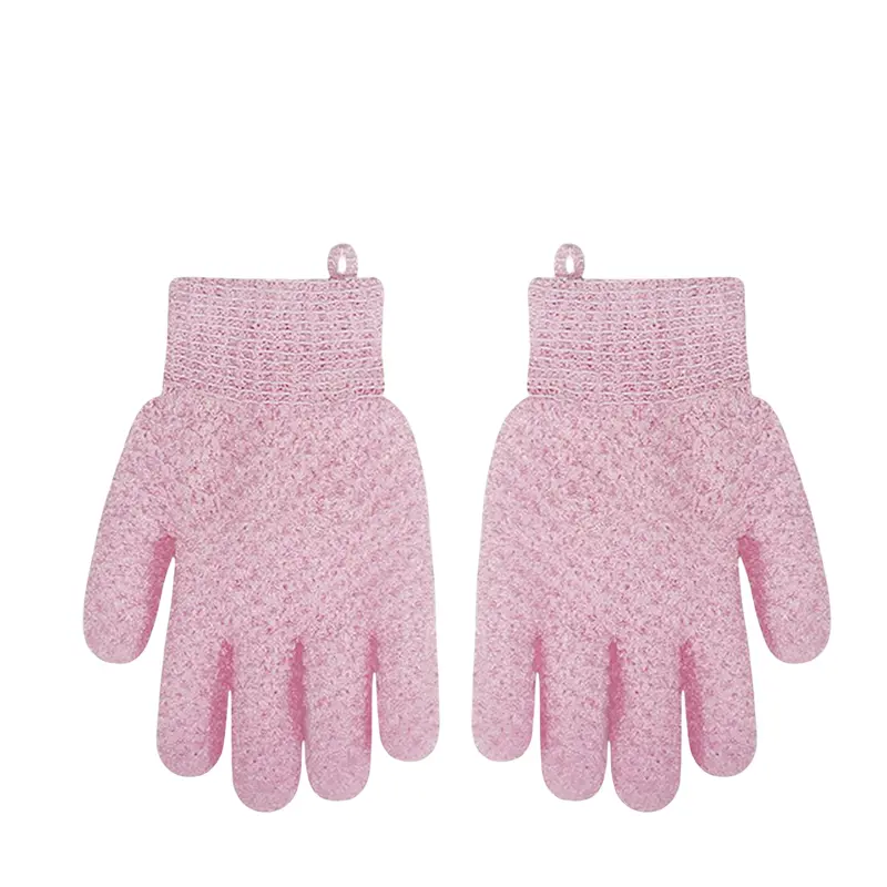 Lot de 2 gants exfoliants pour le bain 