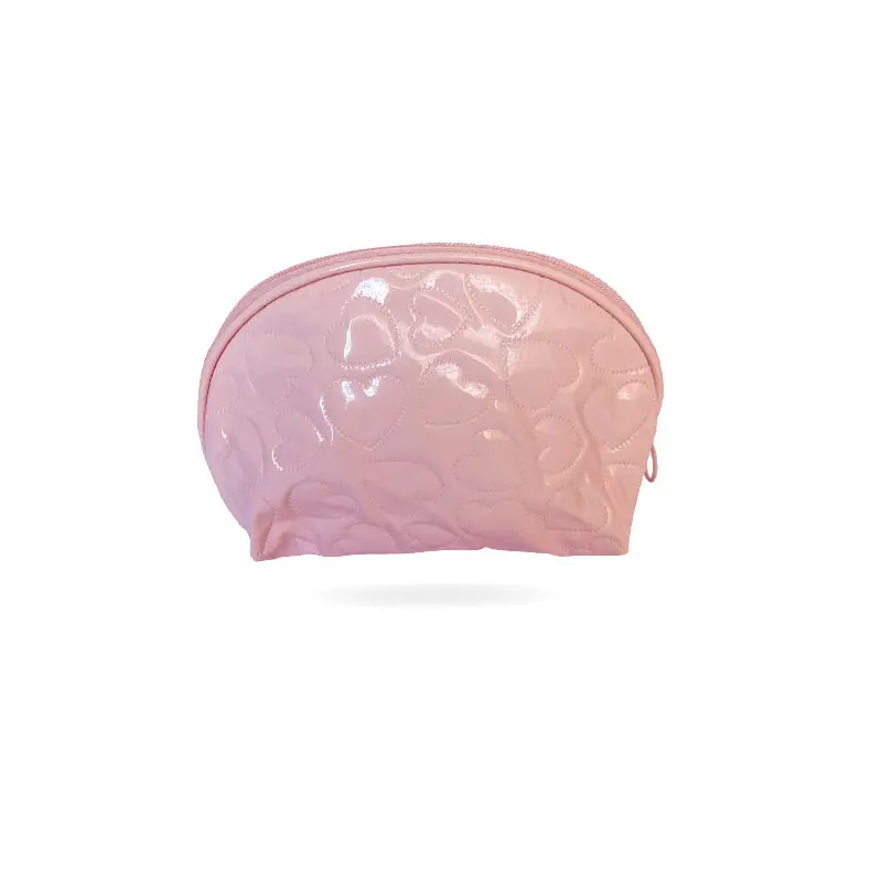 Trousse de maquillage Demi-ronde en simili cuir 