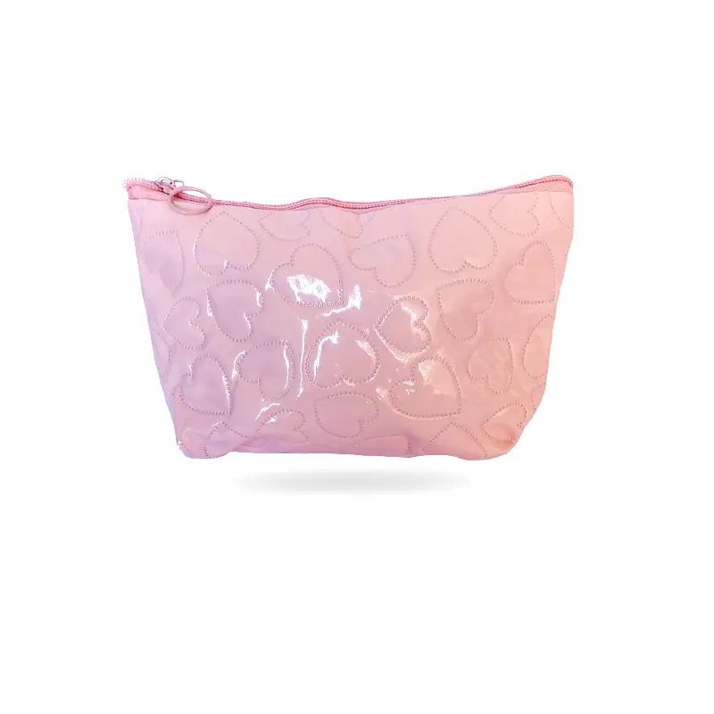 Trousse de maquillage Carré en simili cuir 