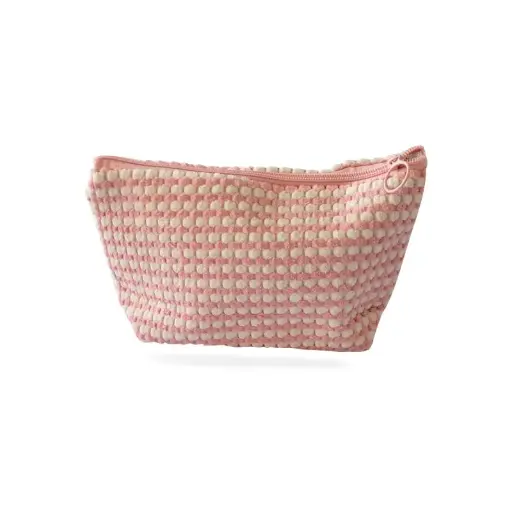 [MUW3-1] Trousse de maquillage carrée en tissu doux 