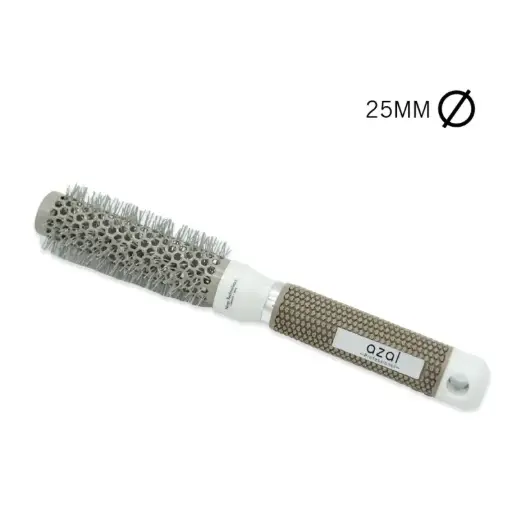 [CB6-3] Brosse à cheveux manuelle en céramique – Diamètre 25 mm 