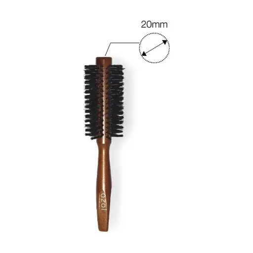 [CB6-6] Brosse brushing en bois – Diamètre 20 mm 